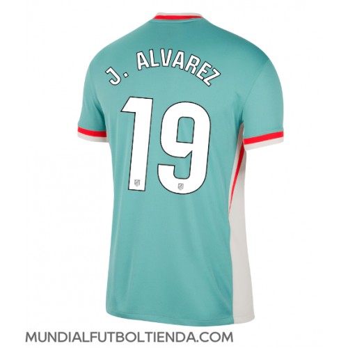 Camiseta Atletico Madrid Julian Alvarez #19 Segunda Equipación Replica 2024-25 mangas cortas